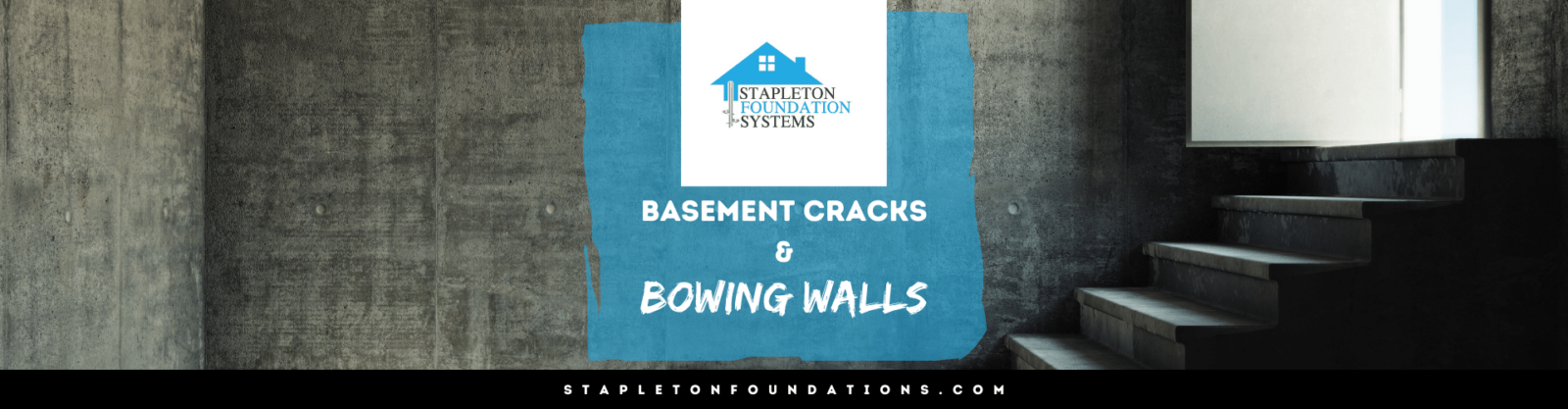 Basement Cracks and Bowing Walls could mean you need foundation repair