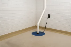 Dry Basement After Waterproofing Installation