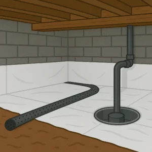 Drainage and sump pump
